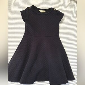 Navy blue quilted Hope & Henry dress